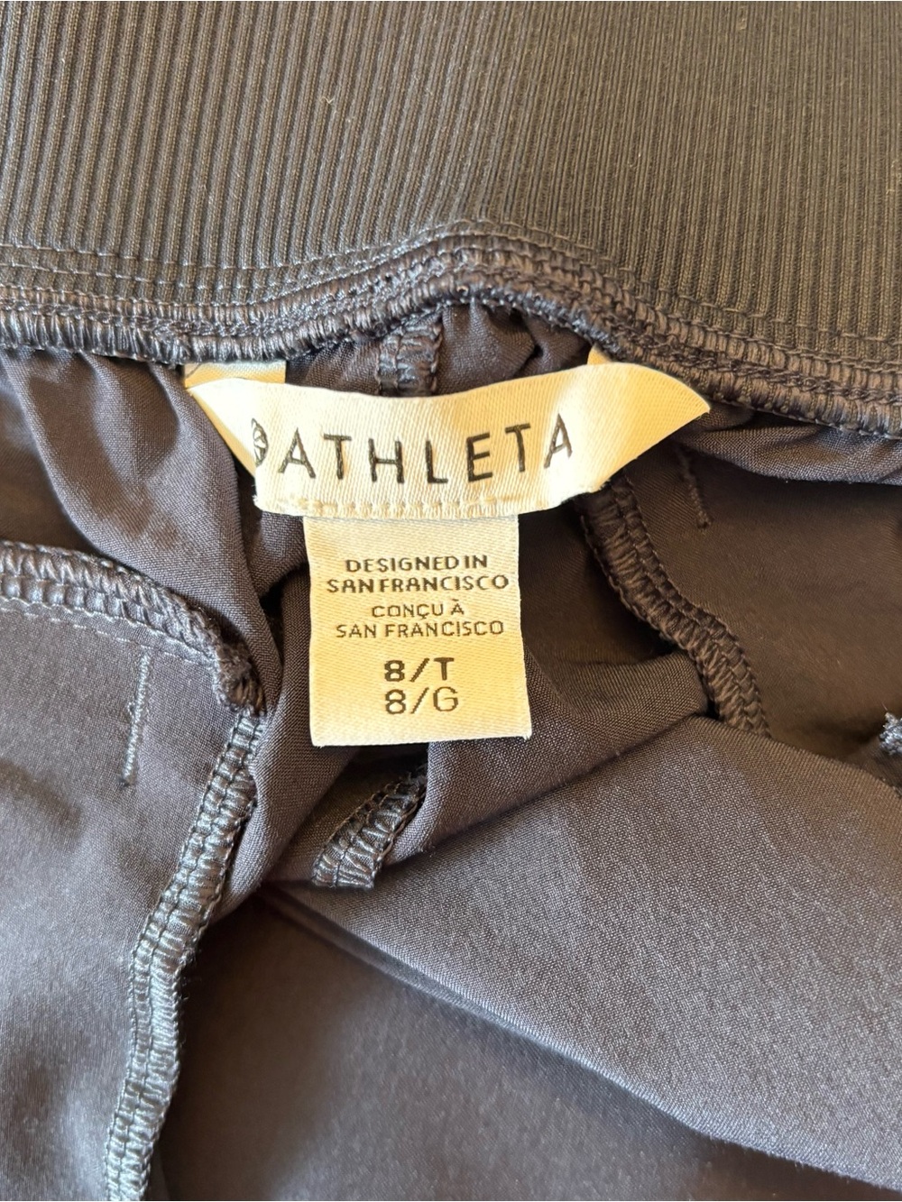 Athleta Womens Brooklyn Mid Rise Ankle Pant Navy Size 8 Tall Travel Work #198671 - Picture 4 of 11